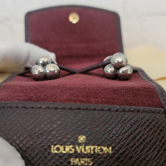 Louis Vuitton Silver Cuff Links - Picture 2 of 10